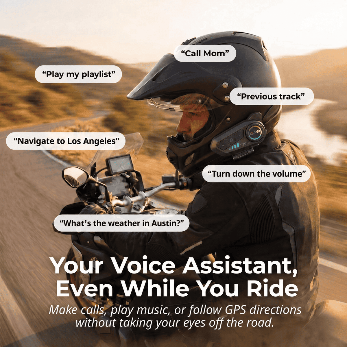 RideLINK V10 Bluetooth Motorcycle Intercom