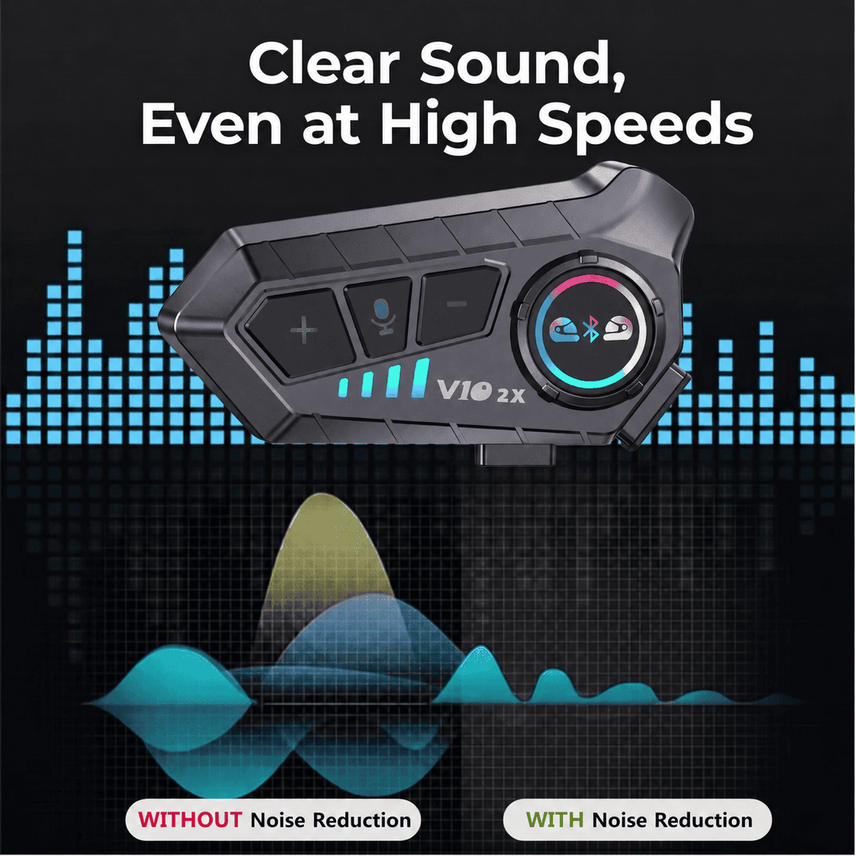 RideLINK V10 Bluetooth Motorcycle Intercom